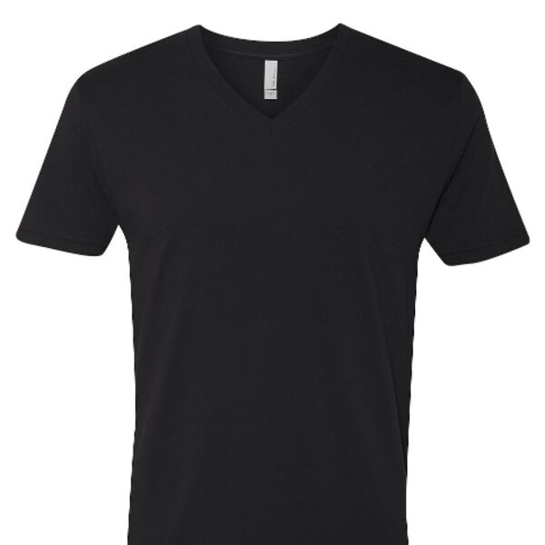 V-Neck T-Shirt 100% Cotton Jersey Thumbnail